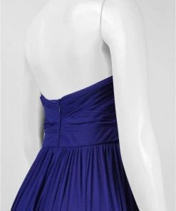 Formal Gowns Adrianna Papell - Ruched Halter Strap Neck Dress 91907460