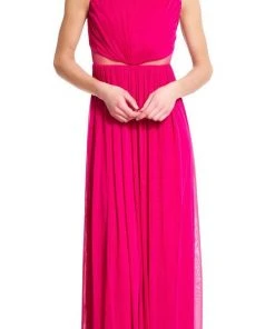 Adrianna Papell - Ruched Jewel Neck Dress 191926970