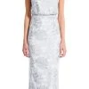 Adrianna Papell - Sequined Bateau Neck Dress 81917490 1 Adrianna Papell - Sequined Bateau Neck Dress 81917490