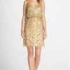 Adrianna Papell - Sequined Chevron Dress 41913670 2 Adrianna Papell - Sequined Chevron Dress 41913670