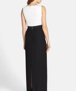 Formal Gowns Adrianna Papell - Sheath Crepe Dress With Bolero 81907700