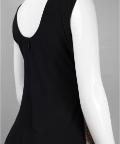 Adrianna Papell - Sleeveless Sequined Jewel Neck Dress 231M56940 Cocktail Dresses