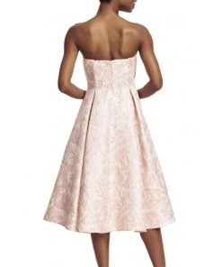 Cocktail Dresses Adrianna Papell - Strapless Floral A-Line Dress 41911800 - 1 Pc Pink In Size 12 Available