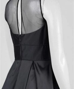 Formal Gowns Aidan Mattox - 54467610 Halter Neck Pleated Organza A-line Dress 5 Formal Gowns Aidan Mattox - 54467610 Halter Neck Pleated Organza A-line Dress