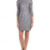 Aidan Mattox - Beaded Bateau Neck Dress 151A11810 1 Aidan Mattox - Beaded Bateau Neck Dress 151A11810