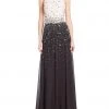 Aidan Mattox - Beaded Chiffon Long Dress MD2E201123 1 Aidan Mattox - Beaded Chiffon Long Dress MD2E201123