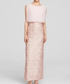 Aidan Mattox - Embellished Bateau Neck Dress 251704850 Formal Gowns