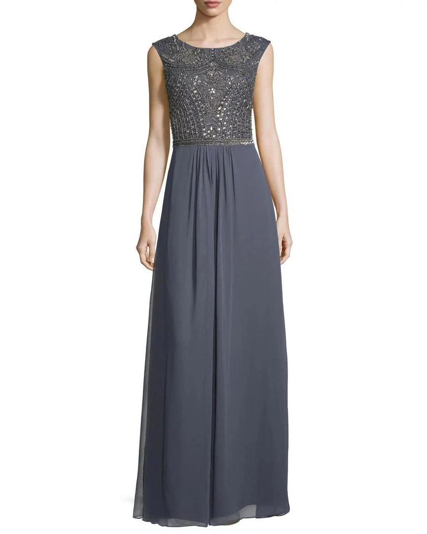 Aidan Mattox - Embellished Bateau Neck Dress 54466960 Formal Gowns 3 Aidan Mattox - Embellished Bateau Neck Dress 54466960 Formal Gowns