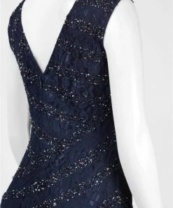 Formal Gowns Aidan Mattox - Embellished Lace Long Dress 54471850