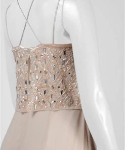 Formal Gowns Aidan Mattox - Embellished V-Neck Dress 54469340 5 Formal Gowns Aidan Mattox - Embellished V-Neck Dress 54469340