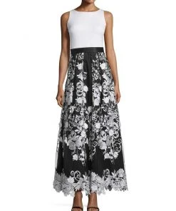 Aidan Mattox - Floral Long Dress 54469680