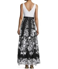 Aidan Mattox - Floral Long Dress 54469680