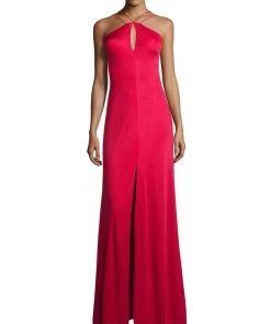 Formal Gowns Aidan Mattox - Halter Neck Jersey Dress 54470480