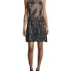 Cocktail Dresses Aidan Mattox - High Neck Cocktail Dress 54472310