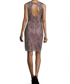 Cocktail Dresses Aidan Mattox - Jewel Neck Beaded Short Dress 54468860 5 Cocktail Dresses Aidan Mattox - Jewel Neck Beaded Short Dress 54468860