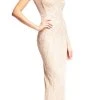 Aidan Mattox - MD1E200817 Sequin Embellished Sleeveless V Neck Gown