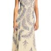 Aidan Mattox - MD1E202204 Embellished V-neck High Low Dress Formal Gowns 1 Aidan Mattox - MD1E202204 Embellished V-neck High Low Dress Formal Gowns