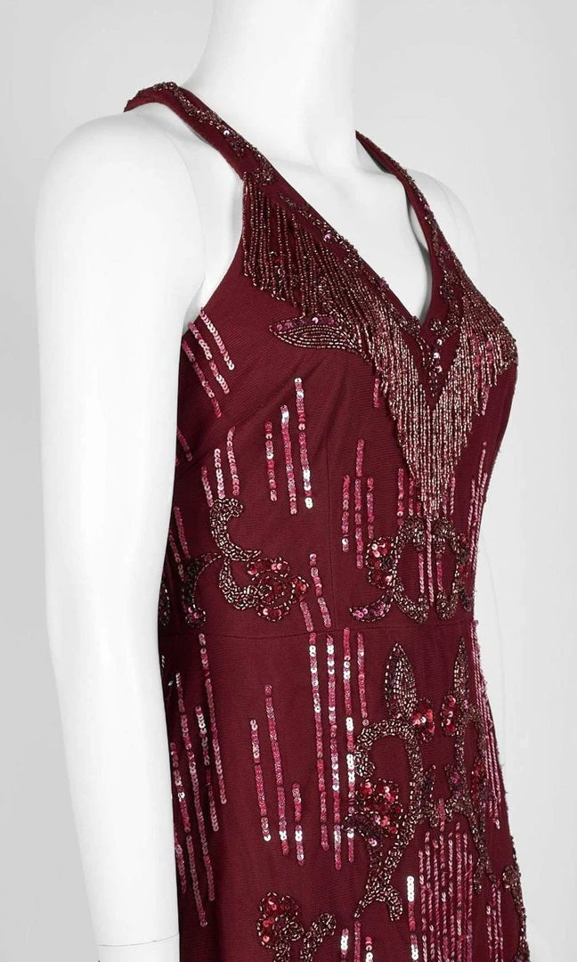 Cocktail Dresses Aidan Mattox - MD1E203302 Bead-Fringed Scalloped Hem Dress 5 Cocktail Dresses Aidan Mattox - MD1E203302 Bead-Fringed Scalloped Hem Dress