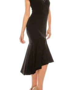 Aidan Mattox - MD1E203805 Beaded Scoop Neck Trumpet High Low Dress 11 Aidan Mattox - MD1E203805 Beaded Scoop Neck Trumpet High Low Dress