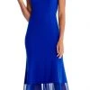 Formal Gowns Aidan Mattox - MD1E203970 Sleeveless Illusion Panel Mermaid Dress