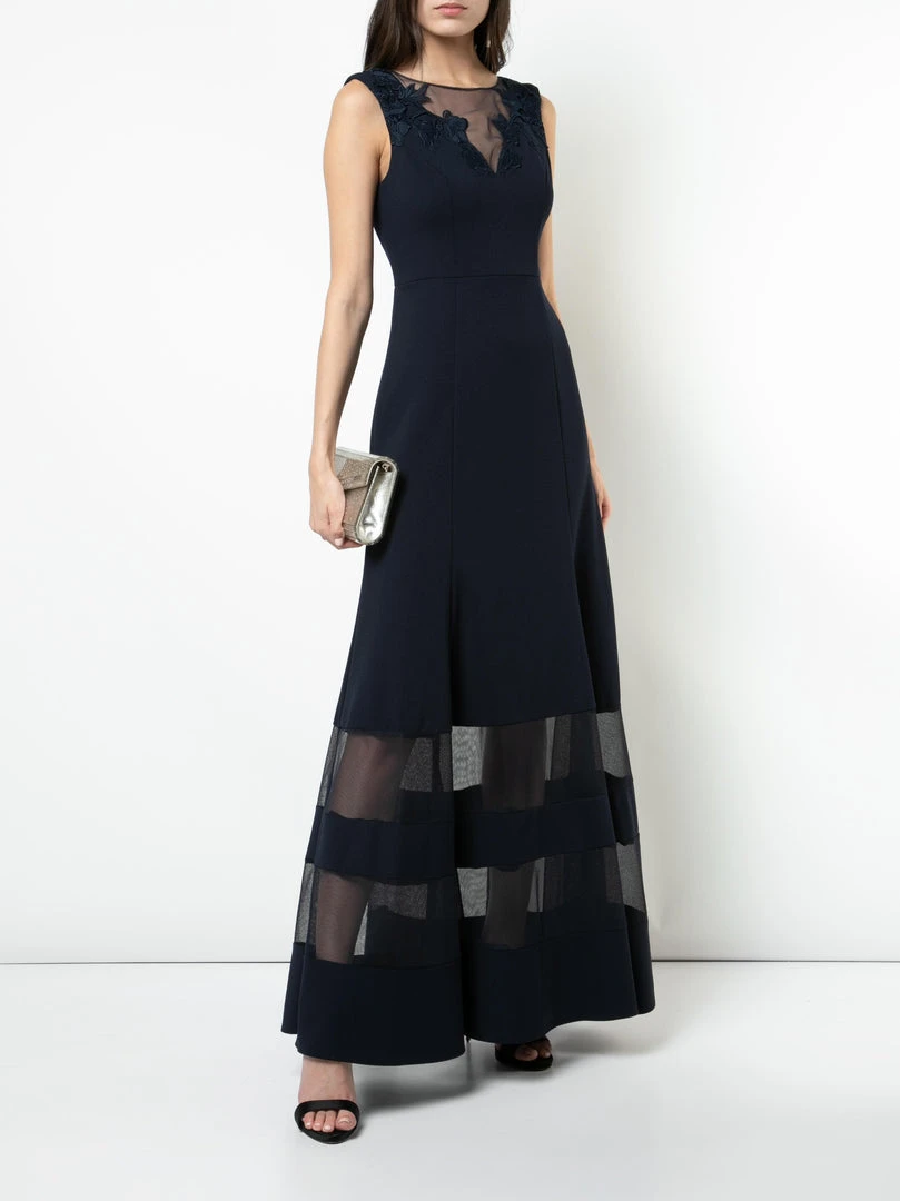 Formal Gowns Aidan Mattox - MD1E203970 Sleeveless Illusion Panel Mermaid Dress 5 Formal Gowns Aidan Mattox - MD1E203970 Sleeveless Illusion Panel Mermaid Dress