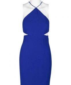 Cocktail Dresses Aidan Mattox - MN1E200050 Sleeveless Halter Sheath Dress 13 Cocktail Dresses Aidan Mattox - MN1E200050 Sleeveless Halter Sheath Dress