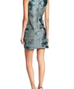 Cocktail Dresses Aidan Mattox - Sleeveless Bateau Neck A-Line Dress 151A10260