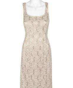 Alex Evenings - 1122090 Allover Lace Sequin Dress With Bolero Cocktail Dresses