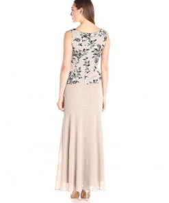 Alex Evenings - 125607 Floral Printed Sheath Dress With Jacket