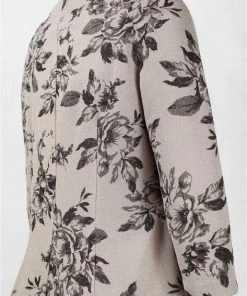 Alex Evenings - 125607 Floral Printed Sheath Dress With Jacket