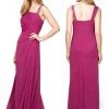 Formal Gowns Alex Evenings - 132755 Asymmetrical Side Draped Evening Dress 1 Formal Gowns Alex Evenings - 132755 Asymmetrical Side Draped Evening Dress