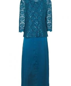 Alex Evenings - 81122131 Two-Piece Sequined Lace Dress With Jacket