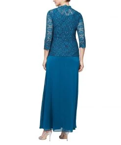 Alex Evenings - 81122131 Two-Piece Sequined Lace Dress With Jacket