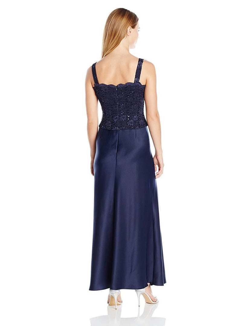 Alex Evenings - 81122152 Lace Bodice Long A-Line Dress With Jacket Formal Gowns 6 Alex Evenings - 81122152 Lace Bodice Long A-Line Dress With Jacket Formal Gowns