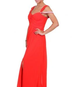 Alex Evenings - Beaded Ruched A-line Dress 132763 Formal Gowns