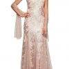 Alex Evenings - Cap Sleeve Embroidered Evening Dress 8117897 - 1 Pc Rose Gold In Size 6 Available Formal Gowns