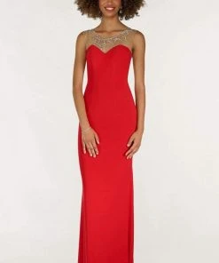 Formal Gowns Alyce Paris - 1217 Jewel-Sprinkled Illusion Back Long Gown 7 Formal Gowns Alyce Paris - 1217 Jewel-Sprinkled Illusion Back Long Gown