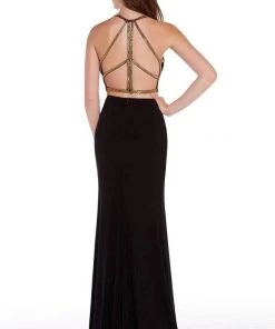 Alyce Paris - 1286 Two-Piece Beaded Jewel Neck Sheath Gown