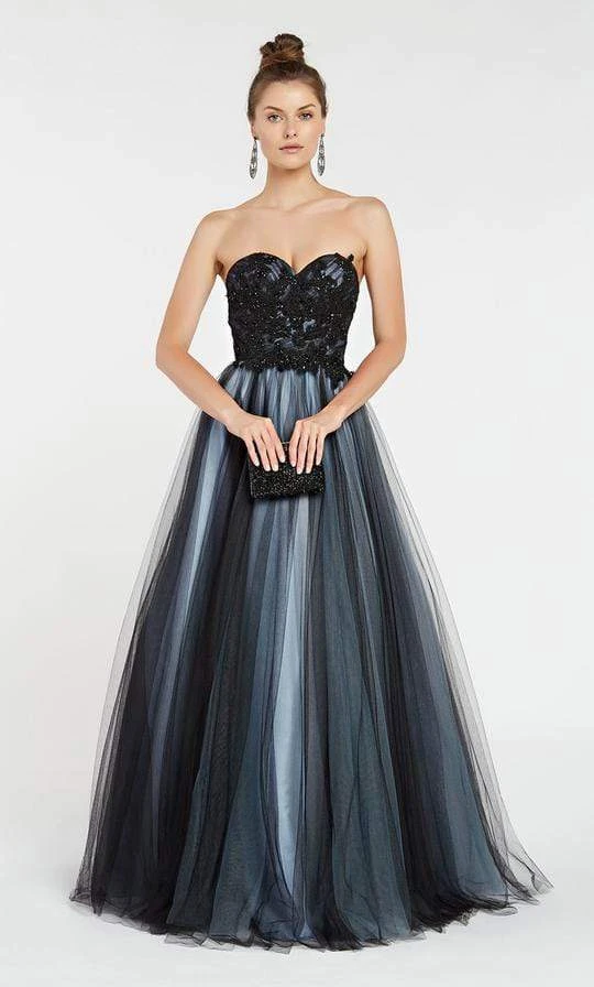 Alyce Paris - 1415 Strapless Embellished Tulle Ballgown Formal Gowns 3 Alyce Paris - 1415 Strapless Embellished Tulle Ballgown Formal Gowns