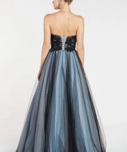 Alyce Paris - 1415 Strapless Embellished Tulle Ballgown Formal Gowns 5 Alyce Paris - 1415 Strapless Embellished Tulle Ballgown Formal Gowns