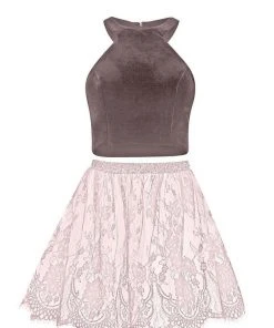 Cocktail Dresses Alyce Paris - 2646 Velvet And Lace Two Piece Cocktail Dress 11 Cocktail Dresses Alyce Paris - 2646 Velvet And Lace Two Piece Cocktail Dress