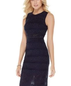 Cocktail Dresses Alyce Paris - 2657 Braided Lace Jewel Sheath Dress