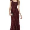 Alyce Paris - 27042 Scalloped Lace Sheath Evening Dress
