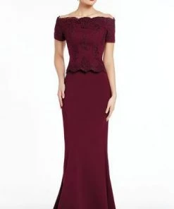 Alyce Paris - 27281 Off-Shoulder Peplum Evening Gown Formal Gowns