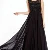 Alyce Paris - 27316 Sleeveless Beaded Scoop Neck Flowy Chiffon Gown - 1 Pc Black In Size 26 Available 1 Alyce Paris - 27316 Sleeveless Beaded Scoop Neck Flowy Chiffon Gown - 1 Pc Black In Size 26 Available