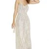 Alyce Paris - 27357 Sequined V-Neck Sheath Dress Formal Gowns 2 Alyce Paris - 27357 Sequined V-Neck Sheath Dress Formal Gowns