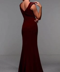 Alyce Paris - 27539 Cap Sleeves Jewel Neck Evening Dress - 1 Pc Black In Size 14 Available 5 Alyce Paris - 27539 Cap Sleeves Jewel Neck Evening Dress - 1 Pc Black In Size 14 Available