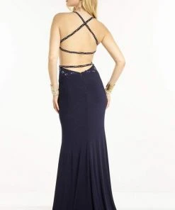 Alyce Paris - 35760 Embroidered Lace Sweetheart Bodice Strappy Sexy Back Evening Gown Formal Gowns