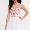 Cocktail Dresses Alyce Paris - 3740 Two Piece Embroidered Mini Dress