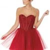 Alyce Paris - 3755 Strapless Beaded Corset Bodice A-Line Dress 1 Alyce Paris - 3755 Strapless Beaded Corset Bodice A-Line Dress
